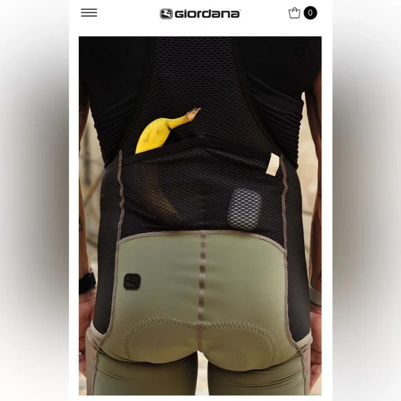 Giordana Men's Beyond Gravel Cargo Bib Short